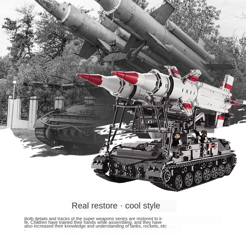 

In Stock 3663PCS 06007 Legoes Creator MOC Military Series The KV-2 Tank Set Educational Building Blocks For Kids Model DIY Gift