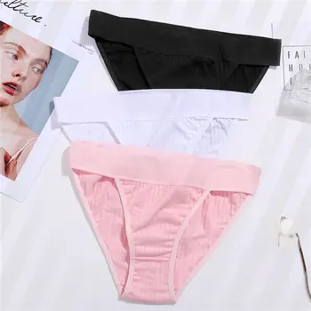 

M-XL Women Cotton Underwear Panties Sexy Briefs for Female Underpants Solid Color Women Intimate Lingerie Cotton Panties