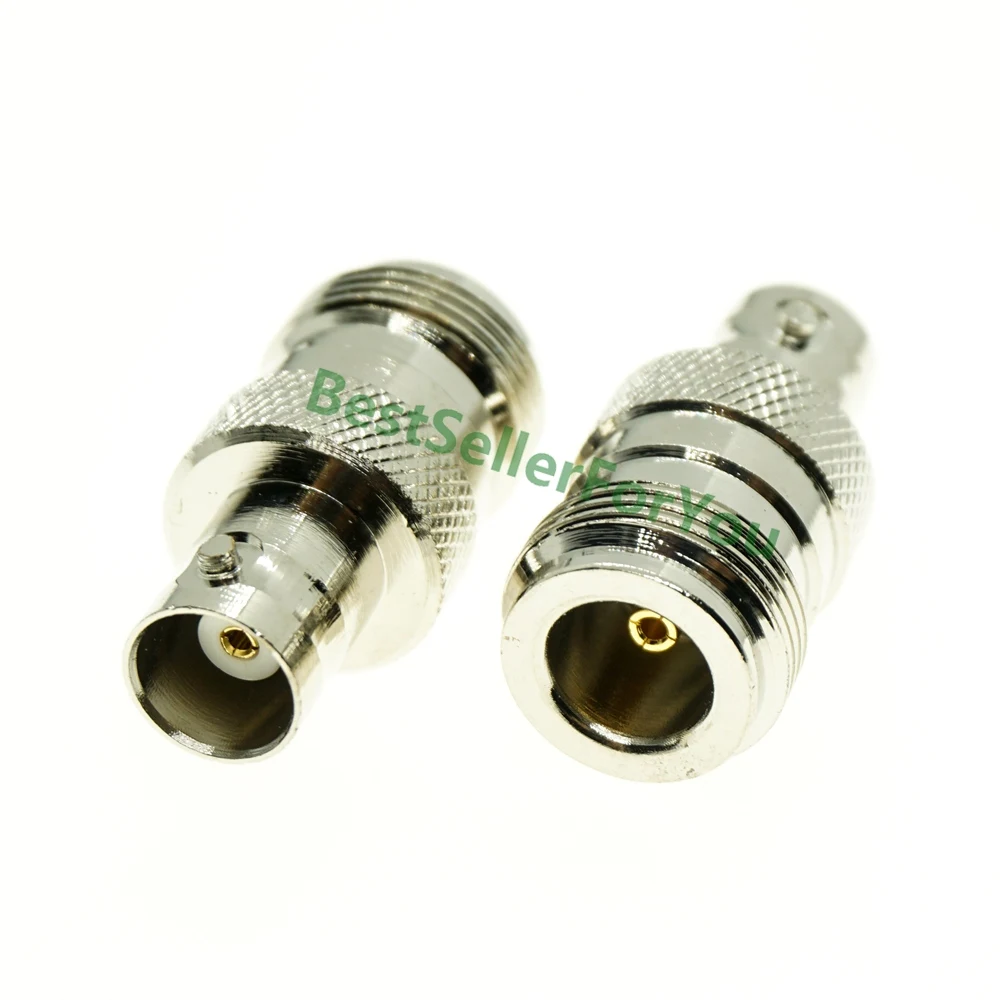 

N Female To Connector BNC Female Plug Jack Straight RF Coaxial Adapter Connector