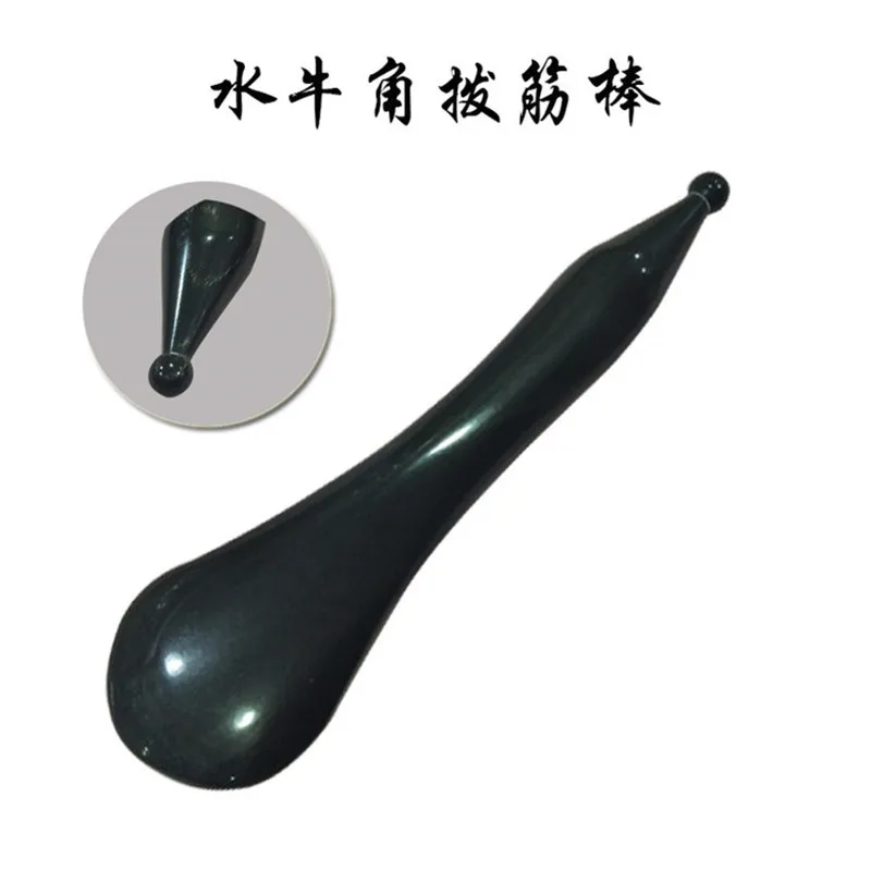 

Natural round-Toe Buffalo Horn Eye Scraping Facial Part Nose Bridge Acupuncture Massage Scraping Muscle-poking Stick Beauty Roll