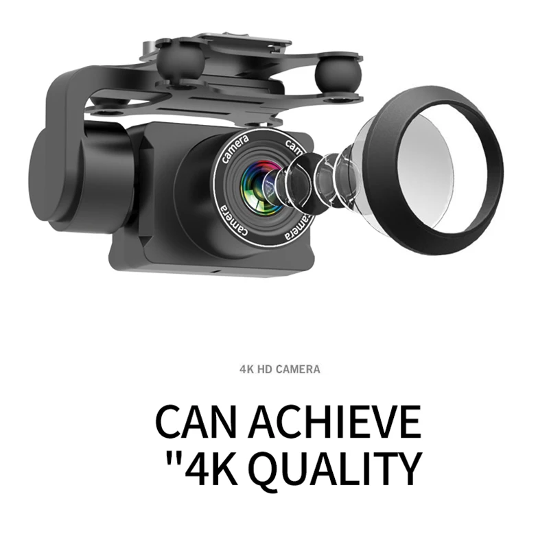 RC Quadcopter Drone 4K WiFi FPV HD Camera RC Helicopter Optical Flow Altitude Hold Flight 20 Minute