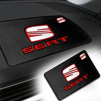 

Car Badge Emblem Anti Slip Mat Phone Holder Non-Slip Mat Pad For seat leon ibiza Alhambra niva kalina priora granta largus