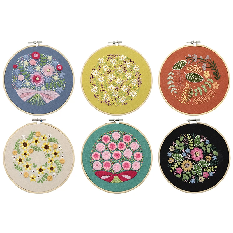 DIY Embroidery Plants Handwork Needlework Beginner Cross Stitch kit Home Decor