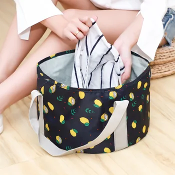 

Portable Outdoor Travel Foldable Folding Camping Washbasin Waterproof Basin Bucket Bowl Sink Washing Bag Water Bucket