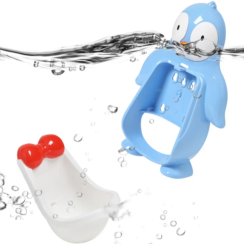 

2018 New Style Penguin Urine Cup-Stand-up Children Wall Mounted Baby Urinal Urinal Funnel