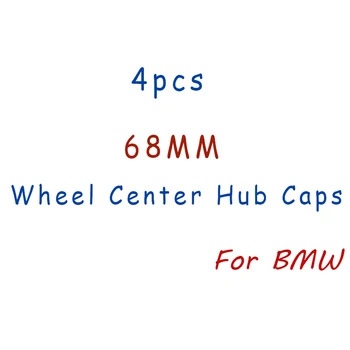

4pcs/set 68mm M Logo Emblem Wheel Center Hub Cap Cover Rim Badge Emblem For BMW E39 E36 E90 E60 F30 F10 F20 X1 X5 Car Styling