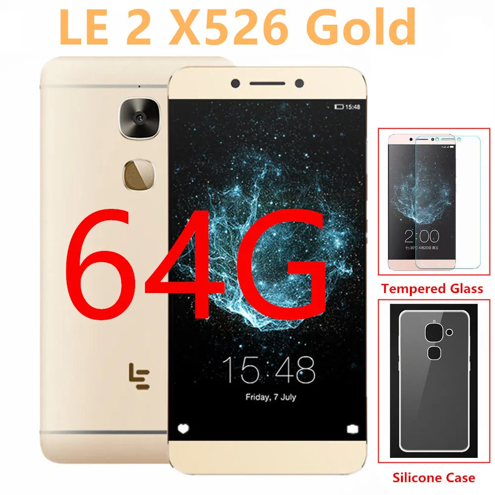 LeEco Letv Le2 X526 X520 5,5 дюймов восьмиядерный смартфон 3 ГБ ОЗУ 32 ГБ/64 ГБ Snapdragon 652 3000 мАч мобильный телефон 4G - Цвет: X526 Gold 64GB