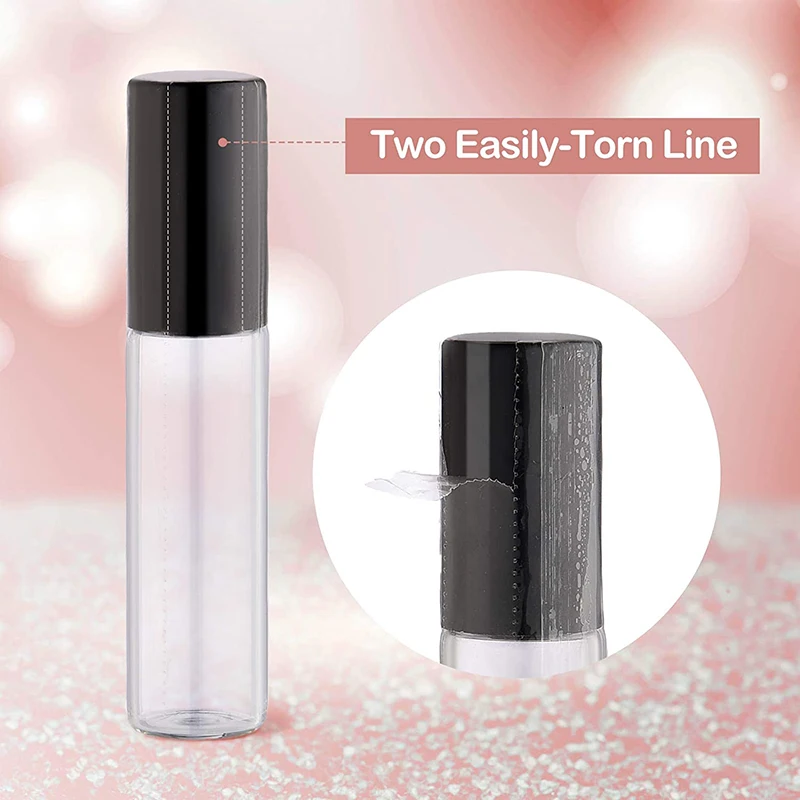 Heat Shrink Wrap Bands Clear Perforated Shrink Band for Bottles Lip Balm Tube Glass Bottle Dropper Bottle 500Pcs