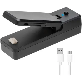 USB 충전 미니 씰링 기계, 가정용 스낵 플라스틱 포장 가방, 열 씰링 기계, 소형 씰링 기계