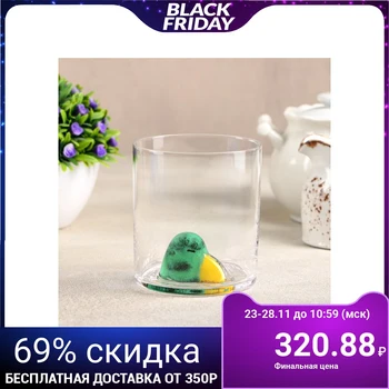 

Whiskey glass "Ku-ku", duck, 250 ml, 8.5 x 8.5 x 9.5 cm