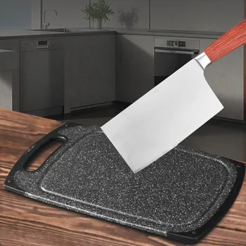

Plastic Chopping Board Anti-bacterial Imitation Marble Fruit Cutting Board for Kitchen DC112