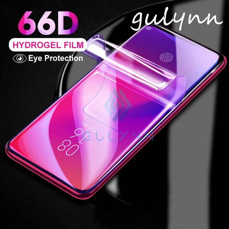Мягкая Гидрогелевая защитная пленка 66D с полным покрытием экрана для Xiaomi Mi A3 X2 Note