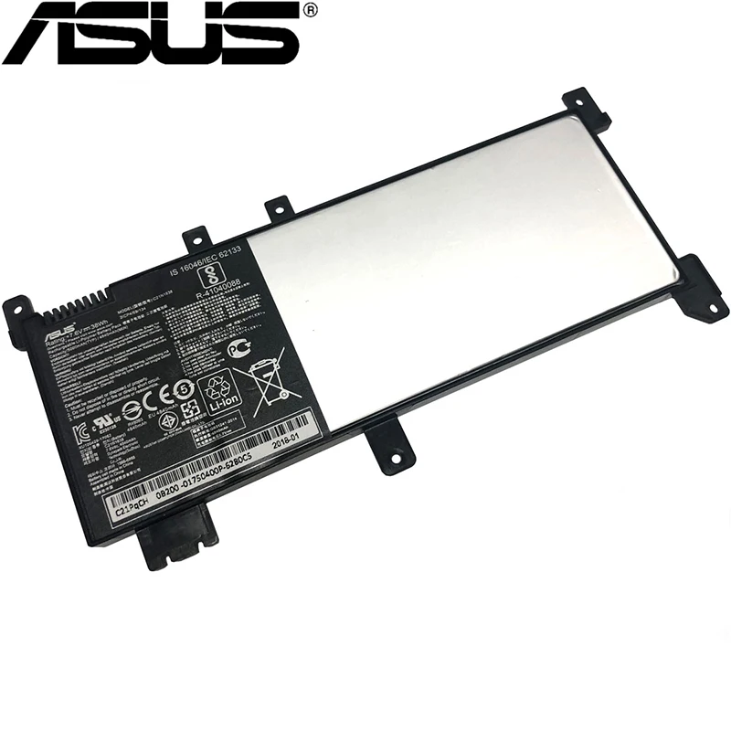 ASUS оригинальные 5000 мА/ч, C21N1638 Аккумулятор для ноутбука ASUS F442U A480U F442UR A7100 ноутбук Батарея 7,6 V 38Wh