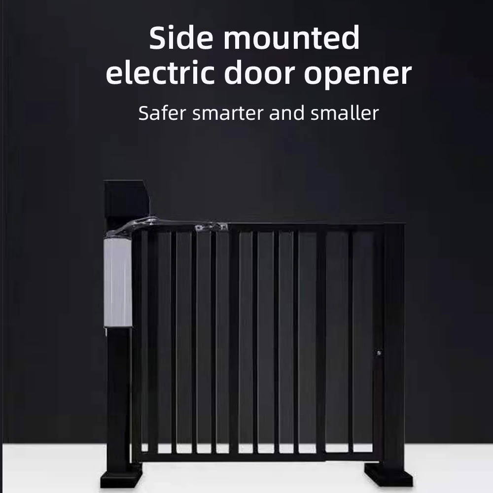 AC100-240V Automatic Gate Door Opener Side Mounted Rainproof Metal 90 Degree Ele