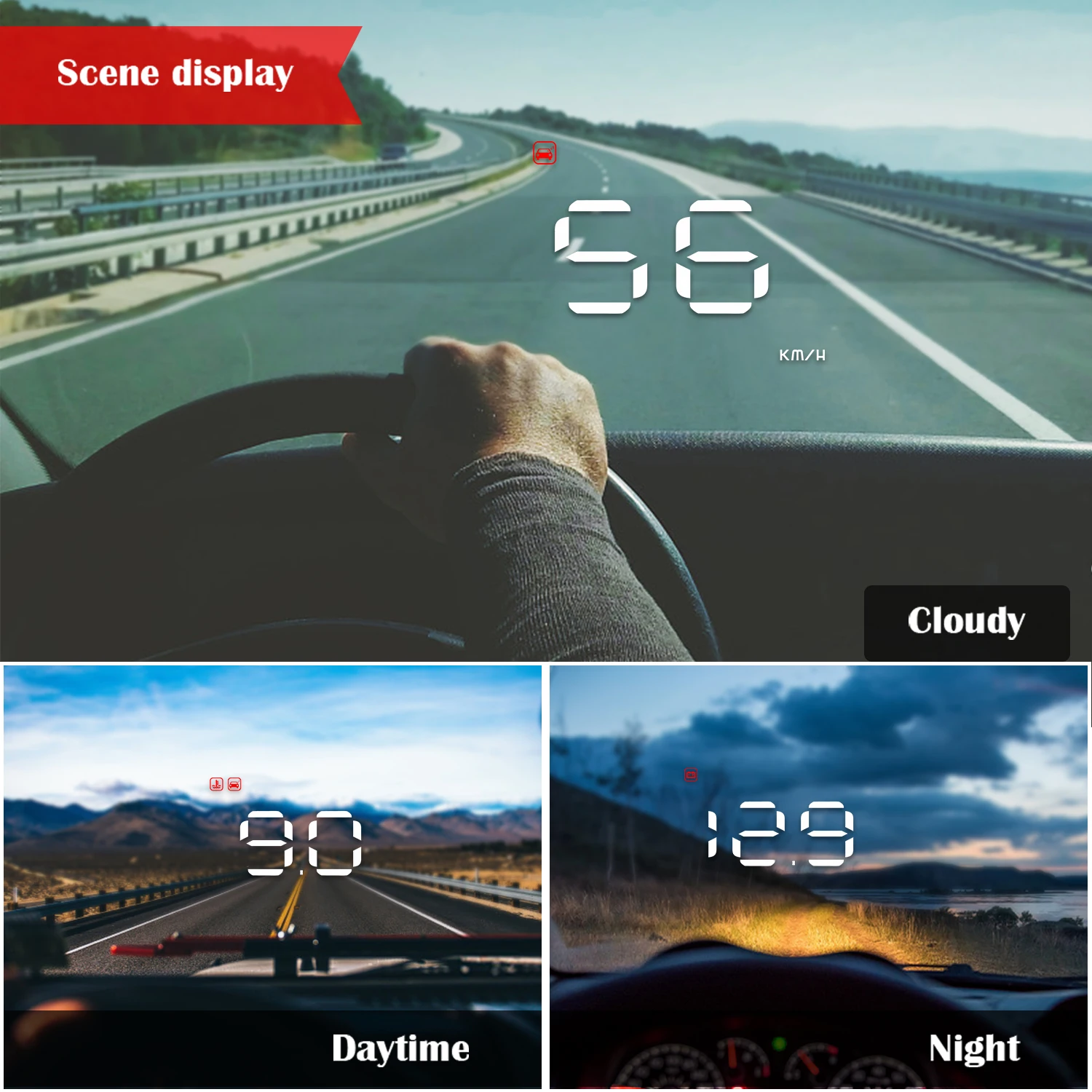 3," Автомобильный HUD OBD OBD2 дисплей цифровой скорости лобового стекла проектор усталость сигнализация датчик скорости топлива A1000 dfdf
