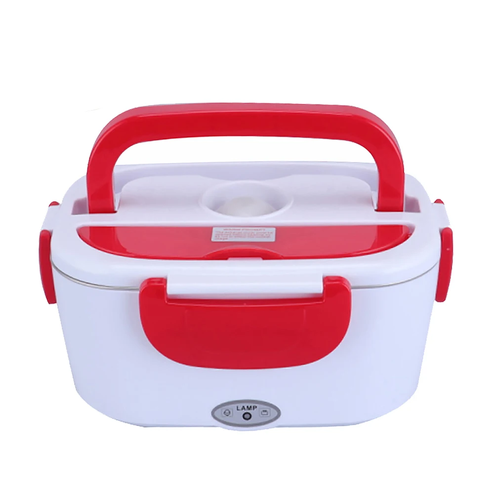 Stainless Steel Electric Bento Lunch Box12V 220V 110V Weated Warm Car Thermal Lunchbox Portable Food Container Office School Box (3)