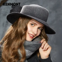 winter hats for women 2021 Autumn hat bowler hat gradient tweed hat irregular dome cornice hat all wool felt hat