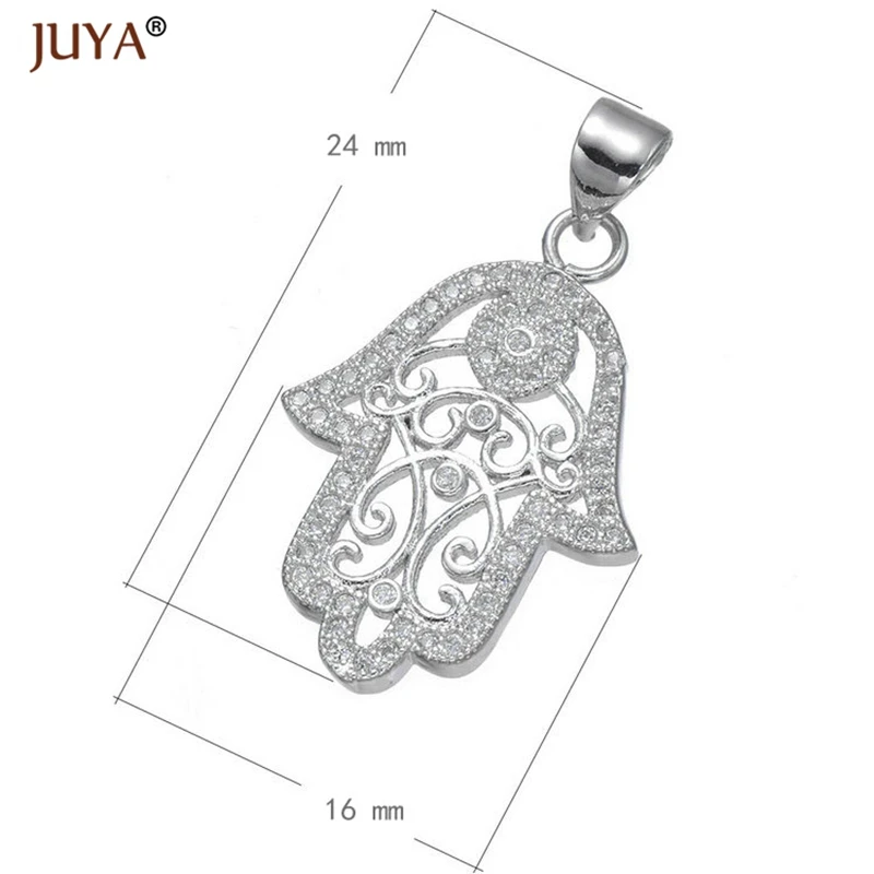 Подвески hamsa рука кулоны Фатима бриллиантовые браслеты ожерелья подвески для