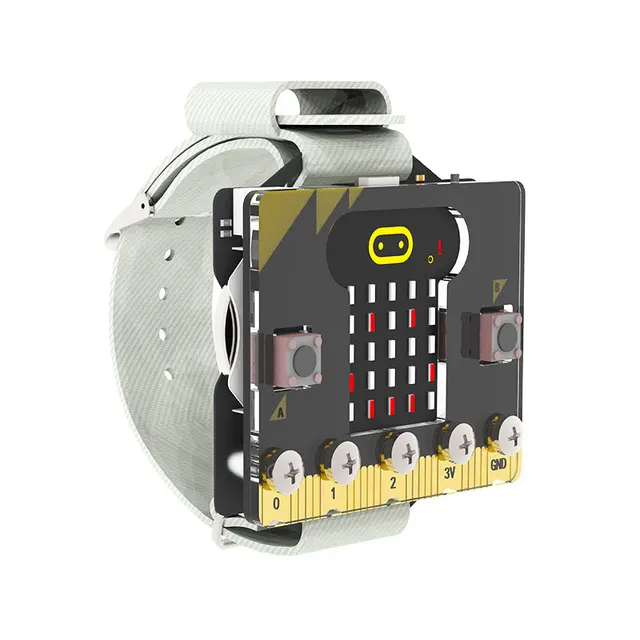 Yahboom Wearable Programmable Watch Kit can Control Microbit Robot Car Toy with Buzzer RGB Light 1