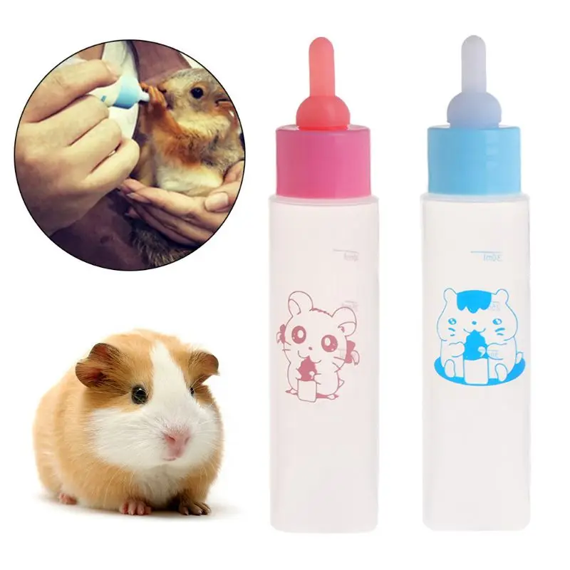 

Pet Milk Bottle 30ml Silicone Nipple Small Animal Feeding Water Hamster Squirrel J6PD