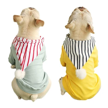 

Pet CottonCostume Fleeced Clothes Small Dogs Hooded Soft Jacket 2-legged Coa Puppy Dogs Warm Accessories 2019 New