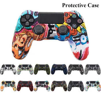 

Silicon Protection Case anti-slip For Sony PS4 Slim/Pro Controller Cover Case for Dualshock 4 Switch Games Accessories