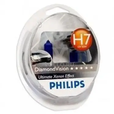 PHILIPS 12972DVS2 Лампа H7 Diamond Vision 12V 55W PX26d(компл.2шт