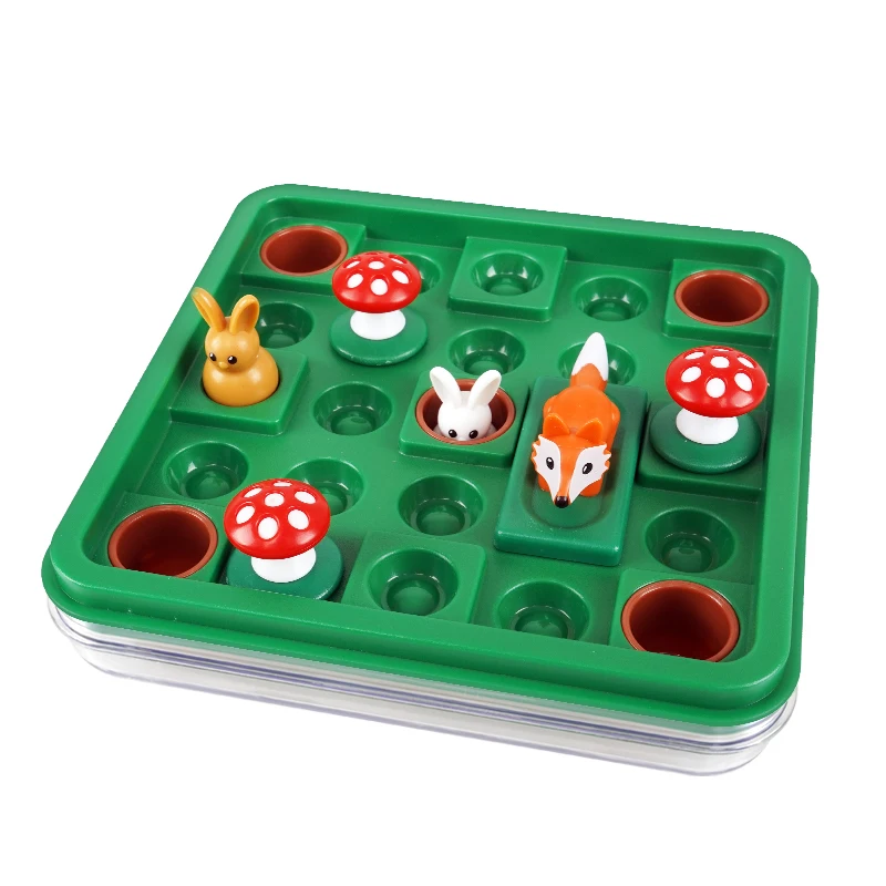 Умная игра Jumpin rabbit портативная настольная головоломка с визуальным восприятием