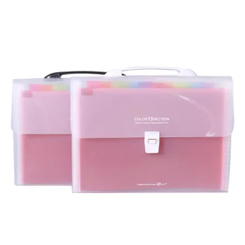 

Expanding Wallet Portable 13 Pockets Multi Layer Folder Office Storage Organ Bag Home Office UND Sale