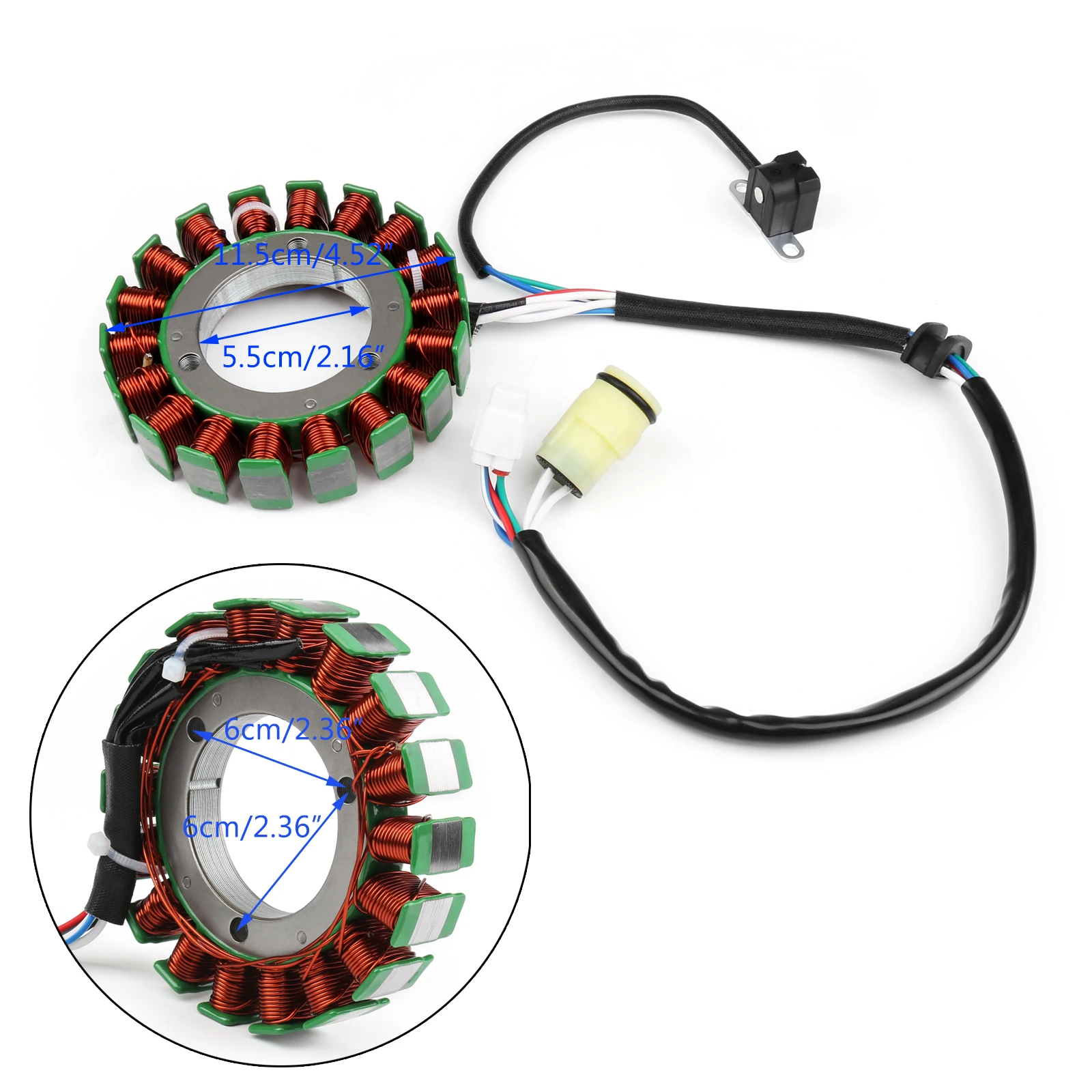 Artudatech катушки статора для Yamaha YFM350FX 4x4 YFM40 Big Bear 400 YFM350R YFM350X YFM 350FX 350X350 FX X запчасти