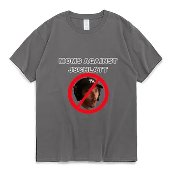 Ranboo Moms Aginst Jschlatt Print T-shirt Men Women Street Youth Trend 3