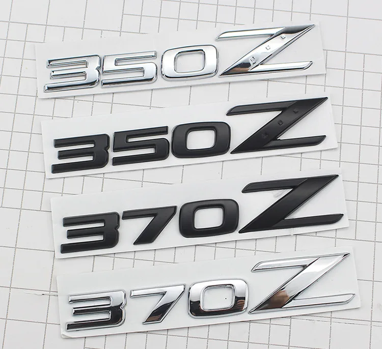 350Z металлический корпус автомобиля 370Z багажник маркировка Z багажник логотип боковой двери наклейки Z 350Z модифицированный