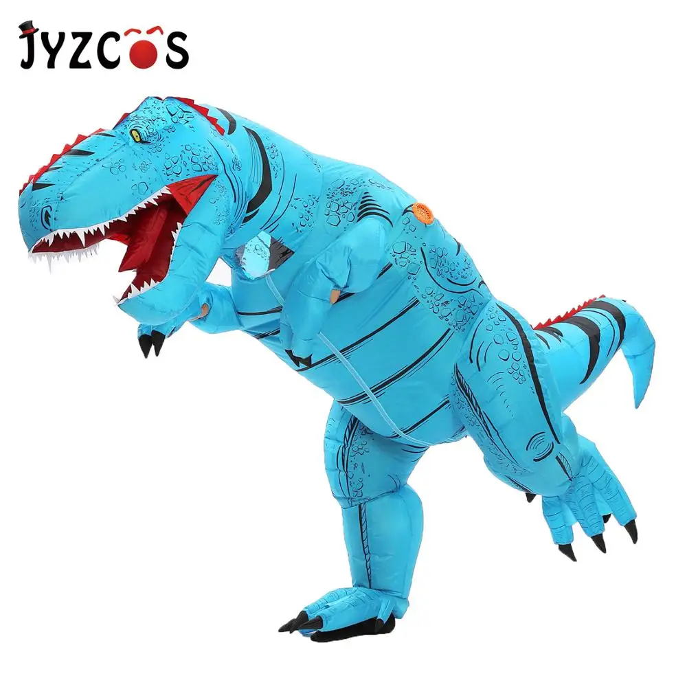 Надувной костюм тирекса JYZCOS для взрослых динозавра хэллоуивечерние НКИ аниме