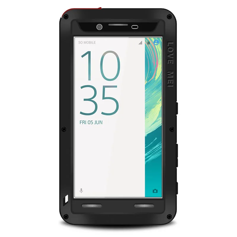 Металлический Алюминиевый Чехол LOVE MEI для Sony Xperia X, мощный противоударный водонепроницаемый чехол для Sony Xperia X F5122 F5121