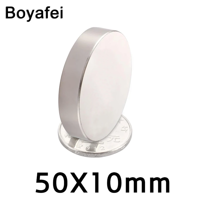

5/10/15pcs 50x10mm Strong Earth Neodymium Permanent Magnet Disc Round Cylinder MagnetS Rare Powerful Magnet N35 50*10mm