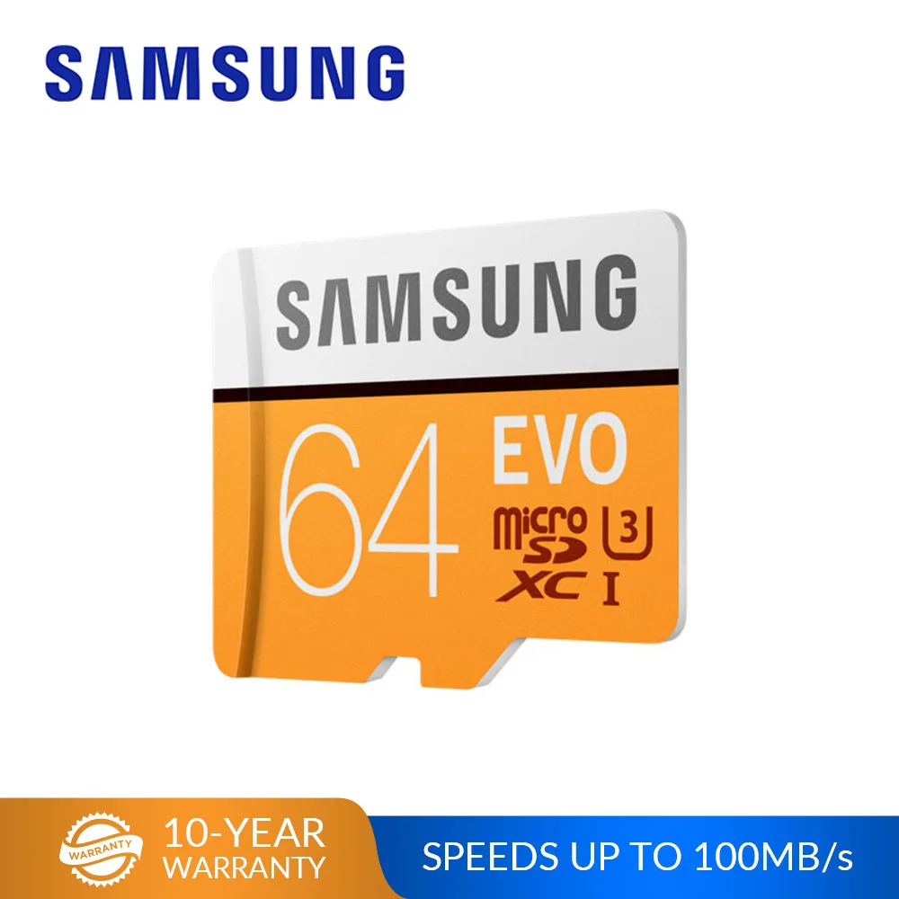 SAMSUNG карта памяти Micro SD EVO 128 ГБ microSDXC 64 Гб 32 microSDHC C10 TF карты UHS-I флэш-карта для