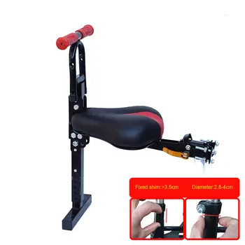

Children Front Seat Quick Release Universal Baby Seat with Folding Handle for E-bike - Red
