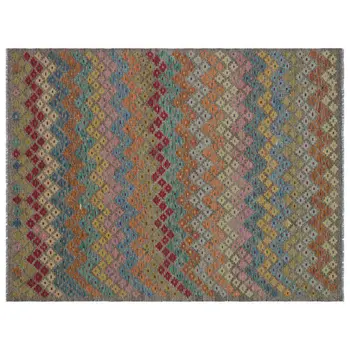 

Handmade Natural Afghan Tribal Rug Area Rug 183x242 Cm-6'0''X7'11''