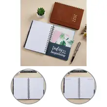 

Multi-function A5 Chic Clear Weekly View Planner Notebook Paper Schedule Notebook Letter Printed for Office