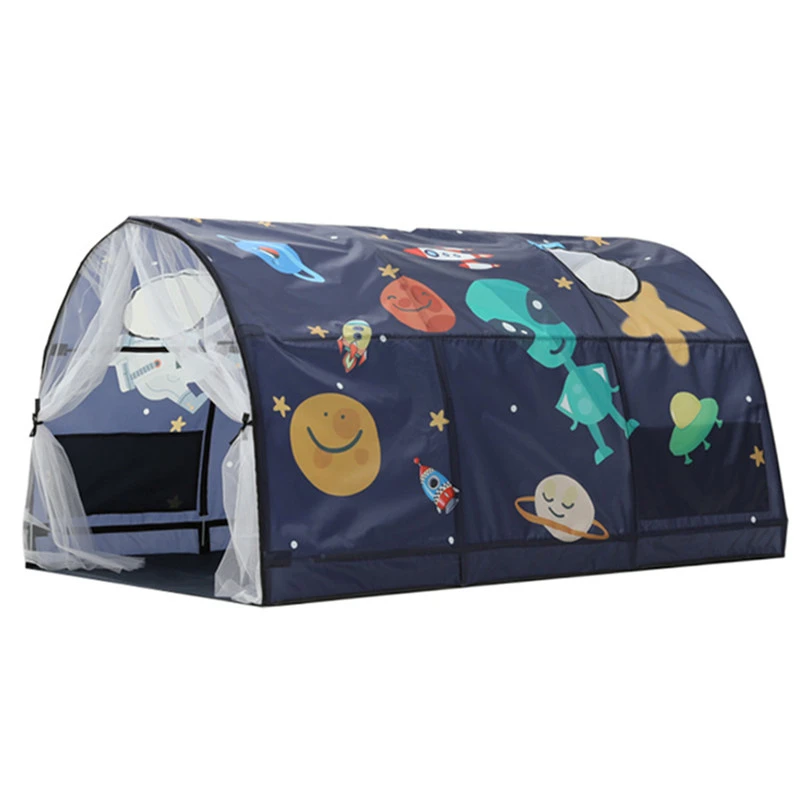 Casa de juegos plegable para niños, casa pequeña juguete, tienda de piscina de bolas, espacio portátil, tienda de cama, decoración para habitación de niños y niñas|Tiendas campaña de