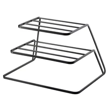 ABSS-2 уровневая стойка для посуды из нержавеющей стали кухонная тарелка сушилка чашка и блюдо-Органайзер