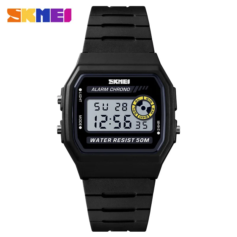 

Skmei 1413 Fashion Hot Selling Multi-functional Electronic Sports Students Silicone Wrist Watch