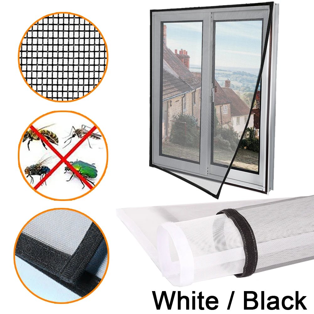 Antimosquito Insect Window Screen Mesh Air Tulle Adjustable Anti