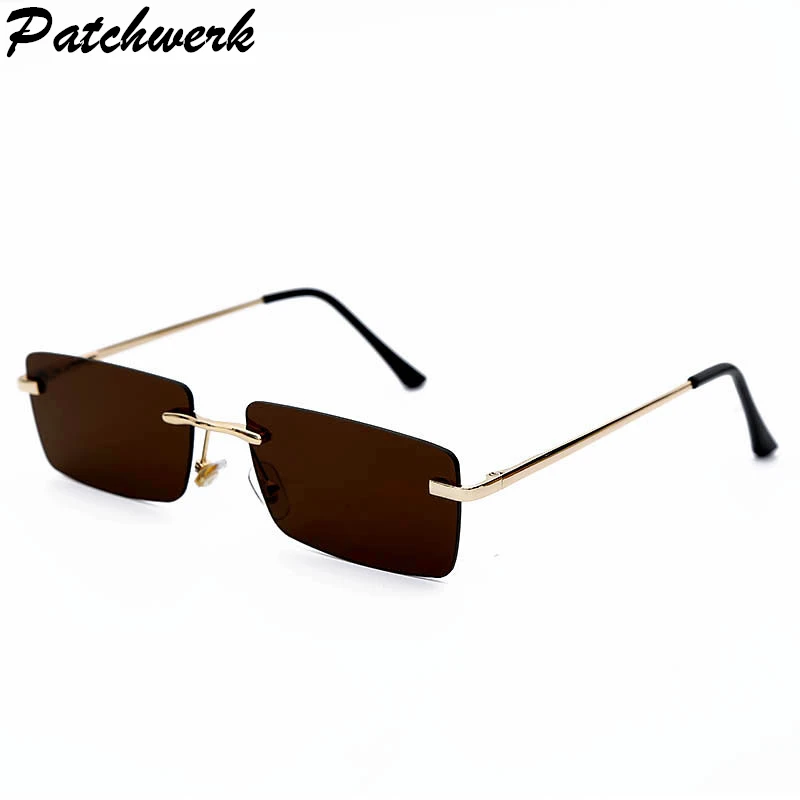

Luxury Brand Rectangle Ladies Sunglasses Women 2019 Rimless Square Small Sun Glasses For Ladies Zonnebril Dames Vrouwen Bril