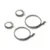 20ШТ Нержавеющая Сталь Регулируемая ОСЬ CV Joint Boot Crimp Clamp Kit Clip Hoop Clamp Bands с плоскогубцами Инструмент для автомобиля ATV