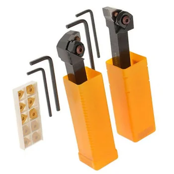 

WWLNR1616H/K08 Lathe Turning Tool Holder Boring Bar +10pcs WNMG080404 Inserts