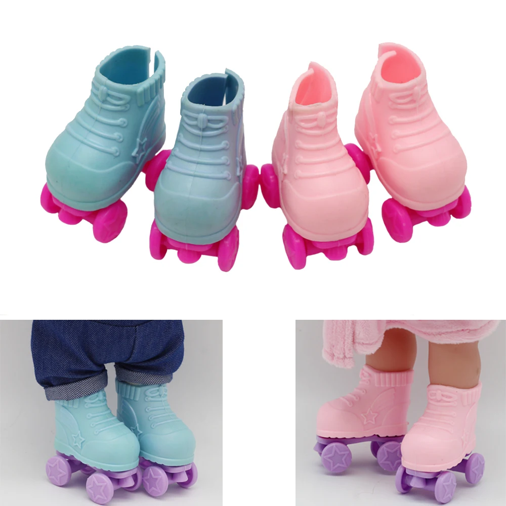 14.5 INCH Doll Handmade Skate Boots For Plush EXO Doll Clothes BJD Shoes Children Best Birthday Gifts