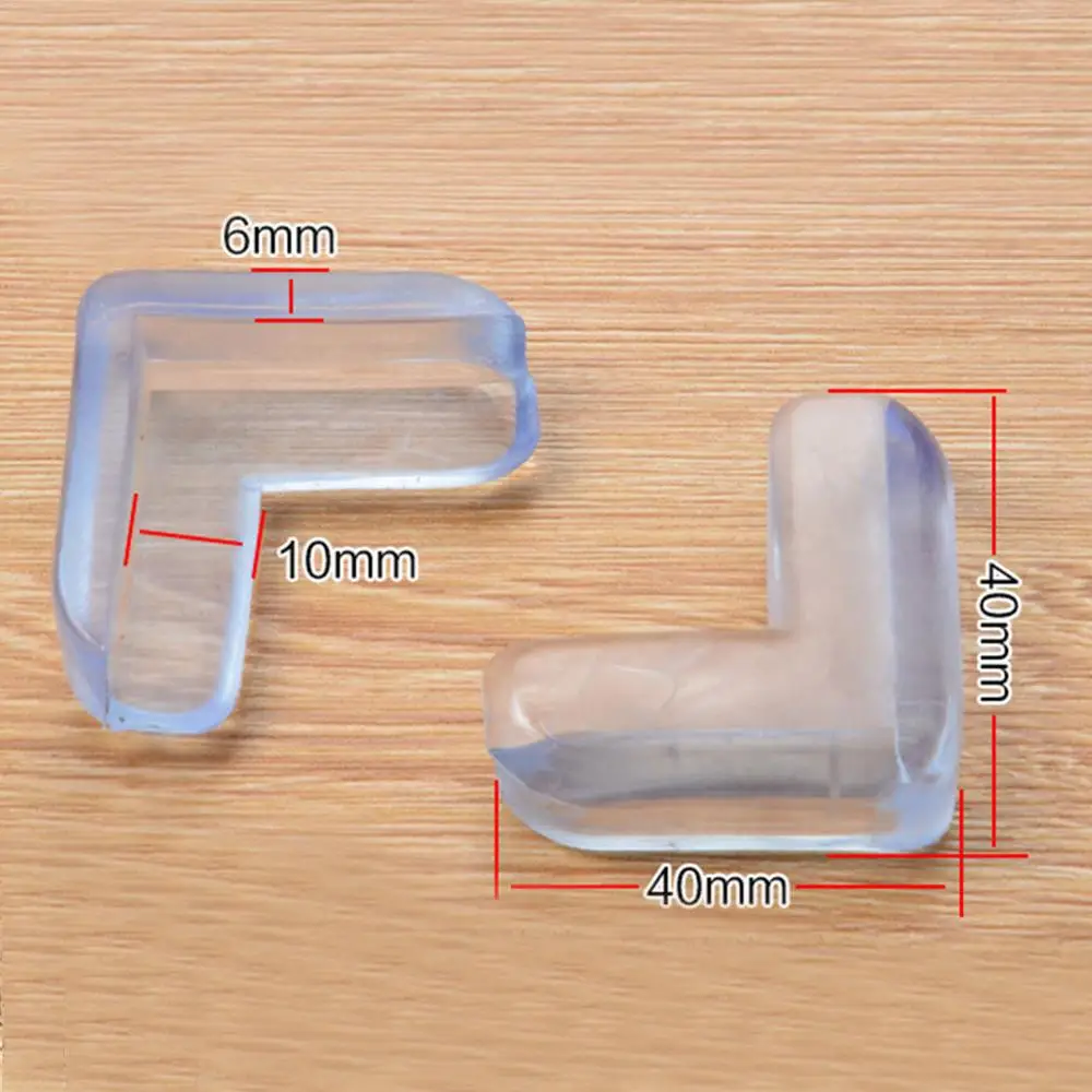 4Pcs Soft PVC Desk Table Guard Edge Child Safety Corner Protector Protection Cover Safe Cushion with Double Side Adhesive Tape 4Pcs Soft PVC Desk Table Guard Edge Child Safety Corner Protector Protection Cover Safe Cushion with Double Side Adhesive Tape
