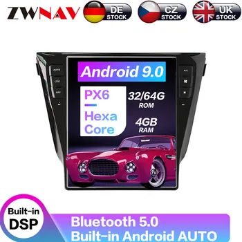 

Android 9 64+4G Tesla With DSP Carplay Car Multimedia Player Stereo For NISSAN X-TRAIL 2013-2018 Auto Radio GPS Navigation