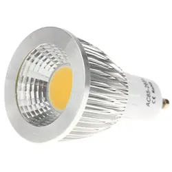 GU10 7 Вт COB светодиодный светильник энергосберегающий высокопроизводительный лампочка 85-265 в теплый белый